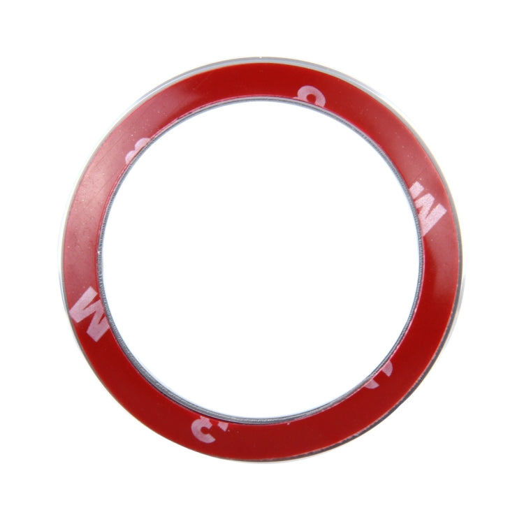 Car Aluminum Steering Wheel Decoration Ring For BMW(Silver) by buy2fix