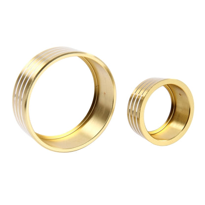 3 PCS Car Aluminum Air Conditioner Knob Case For Honda(Gold) by buy2fix