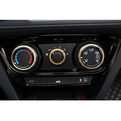 3 PCS Car Aluminum Air Conditioner Knob Case For Honda(Gold) by buy2fix