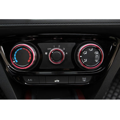 3 PCS Car Aluminum Air Conditioner Knob Case For Honda(Red) by buy2fix