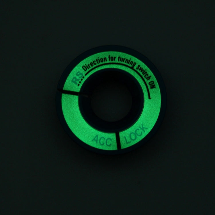Car Aluminum Igniter Night Luminous Decoration Ring For Audi And Volkswagen(Black) by buy2fix