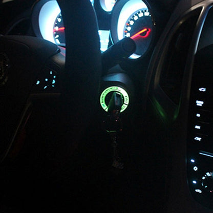 Car Aluminum Igniter Night Luminous Decoration Ring For Audi And Volkswagen(Black) by buy2fix