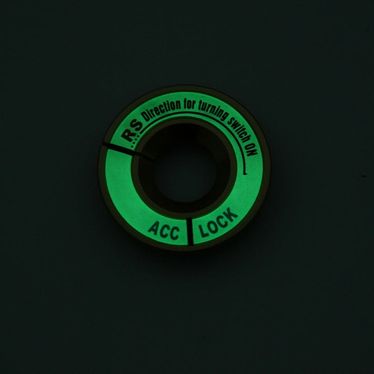 Car Aluminum Igniter Night Luminous Decoration Ring For Audi And Volkswagen(Gold) by buy2fix