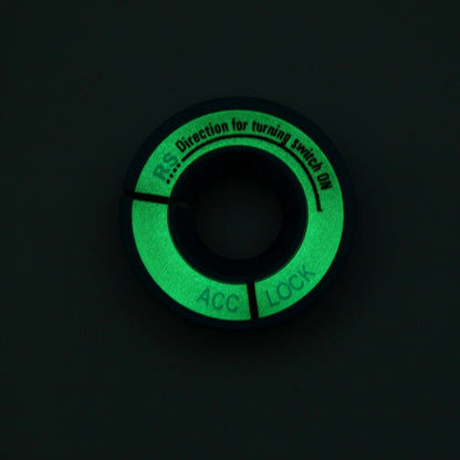 Car Aluminum Igniter Night Luminous Decoration Ring For Audi And Volkswagen(Blue) by buy2fix