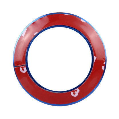 Car Aluminum Steering Wheel Decoration Ring For Volkswagen(Blue) by buy2fix