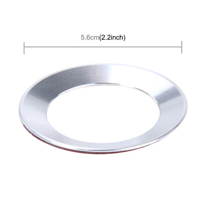 Car Aluminum Steering Wheel Decoration Ring For Volkswagen(Silver) by buy2fix