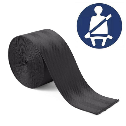 Car Modified Polyester Seat Belt Harness Racing Safety Seat Belt, Length: 3.6m (Black) - Seat Belts & Padding by buy2fix | Online Shopping UK | buy2fix