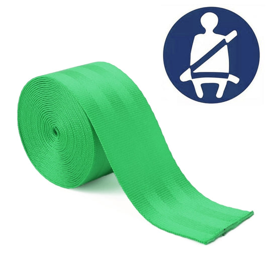 Car Modified Polyester Seat Belt Harness Racing Safety Seat Belt, Length: 3.6m (Green) by buy2fix