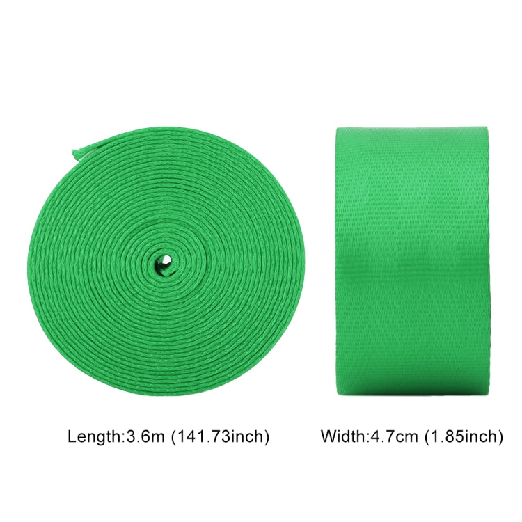 Car Modified Polyester Seat Belt Harness Racing Safety Seat Belt, Length: 3.6m (Green) by buy2fix