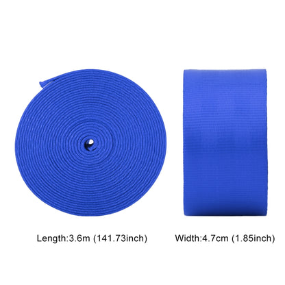Car Modified Polyester Seat Belt Harness Racing Safety Seat Belt, Length: 3.6m (Blue) - Seat Belts & Padding by buy2fix | Online Shopping UK | buy2fix