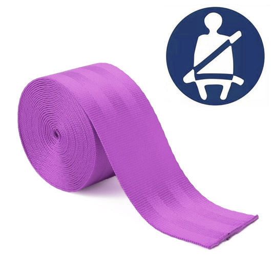 Car Modified Polyester Seat Belt Harness Racing Safety Seat Belt, Length: 3.6m (Purple) by buy2fix