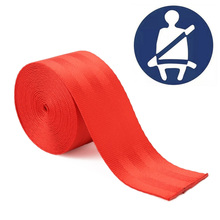 Car Modified Polyester Seat Belt Harness Racing Safety Seat Belt, Length: 3.6m (Red) by buy2fix