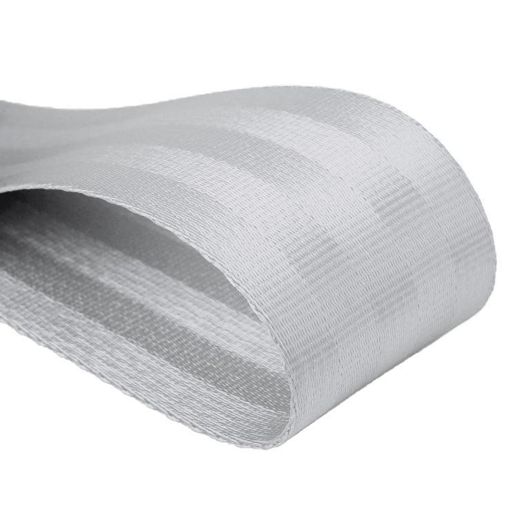 Car Modified Polyester Seat Belt Harness Racing Safety Seat Belt, Length: 3.6m (Silver) by buy2fix