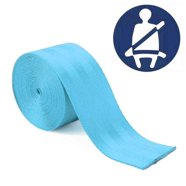 Car Modified Polyester Seat Belt Harness Racing Safety Seat Belt, Length: 3.6m (Baby Blue) by buy2fix