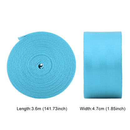 Car Modified Polyester Seat Belt Harness Racing Safety Seat Belt, Length: 3.6m (Baby Blue) by buy2fix