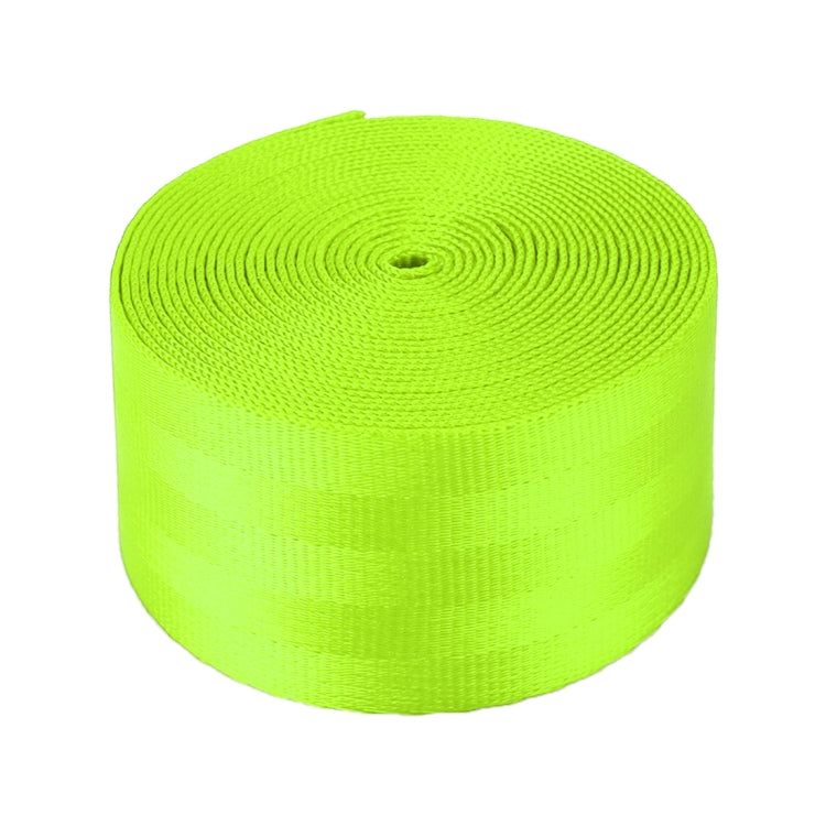Car Modified Polyester Seat Belt Harness Racing Safety Seat Belt, Length: 3.6m (Fluorescent Green) by buy2fix