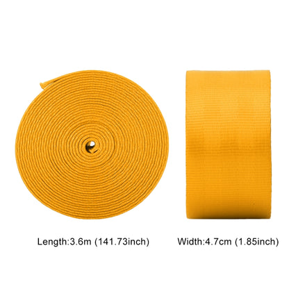 Car Modified Polyester Seat Belt Harness Racing Safety Seat Belt, Length: 3.6m (Yellow) by buy2fix