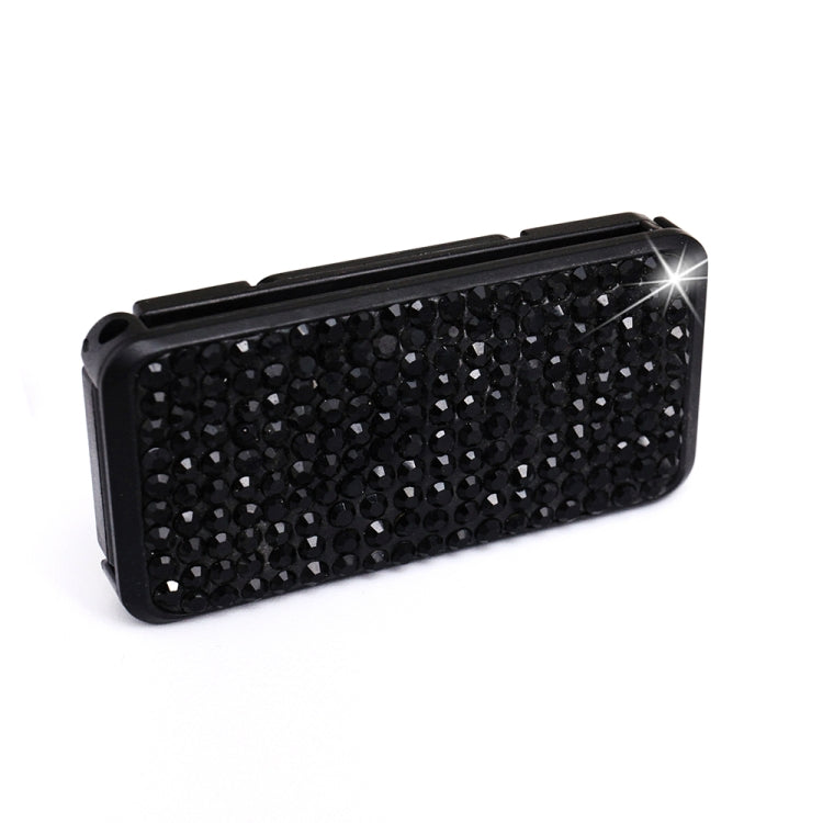 Car Seat Belts Crystal Clip Fixer Tightening Regulator (Black) by buy2fix