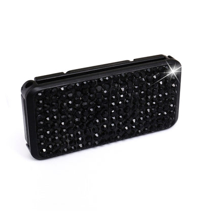 Car Seat Belts Crystal Clip Fixer Tightening Regulator (Black) by buy2fix