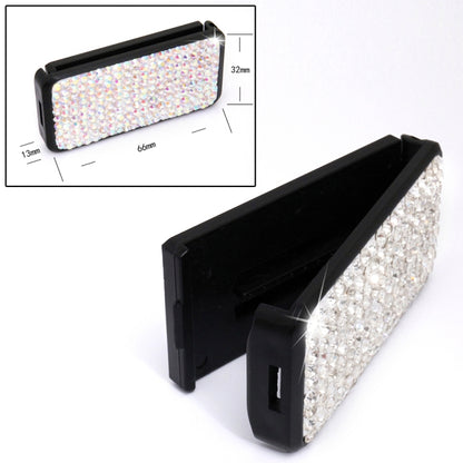 Car Seat Belts Crystal Clip Fixer Tightening Regulator (Black) by buy2fix