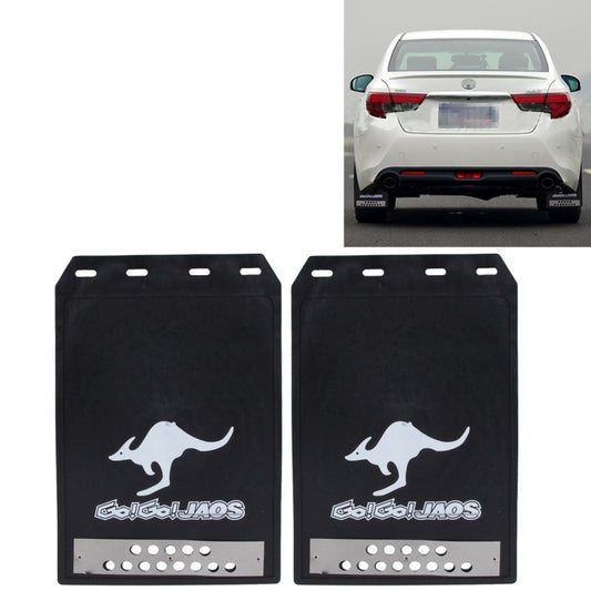 2 PCS WS-003 Premium Heavy Duty Molded Splash Mud Flaps Auto Front and Rear Guards, Small Size, Random Pattern Delivery(Black) by buy2fix
