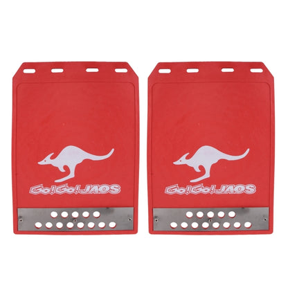 2 PCS WS-003 Premium Heavy Duty Molded Splash Mud Flaps Auto Front and Rear Guards, Small Size, Random Pattern Delivery(Red) by buy2fix