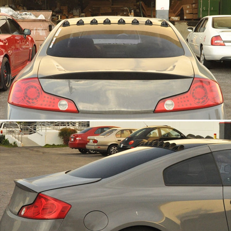 7 PCS Universal Car Eagle Claw Style Shark Fin Diffuser Vortex Generator Roof Spoiler by buy2fix