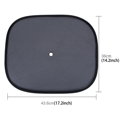 2 PCS Car Window Foldable Shade for Side Blocks UV Rays with Suction Cups by buy2fix