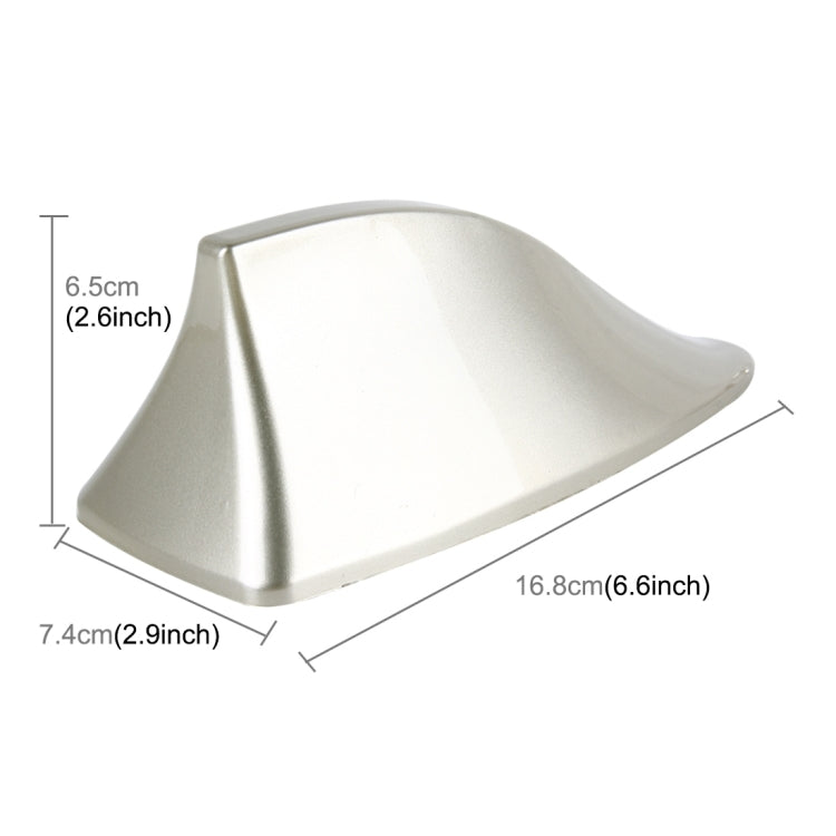 Universal Car Antenna Aerial Shark Fin Radio Signal For Auto SUV Truck Van(Champagne Gold) by buy2fix