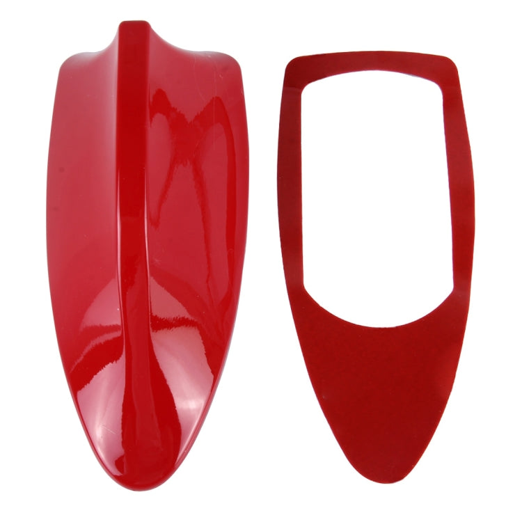 Universal Car Antenna Aerial Shark Fin Radio Signal For Auto SUV Truck Van(Red) by buy2fix