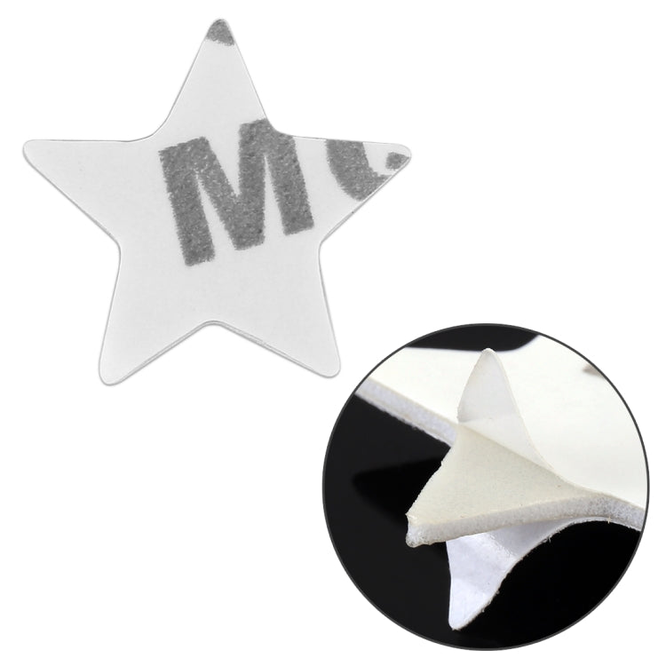 Star Pattern Car Metal Body Decorative Sticker (Red) by buy2fix