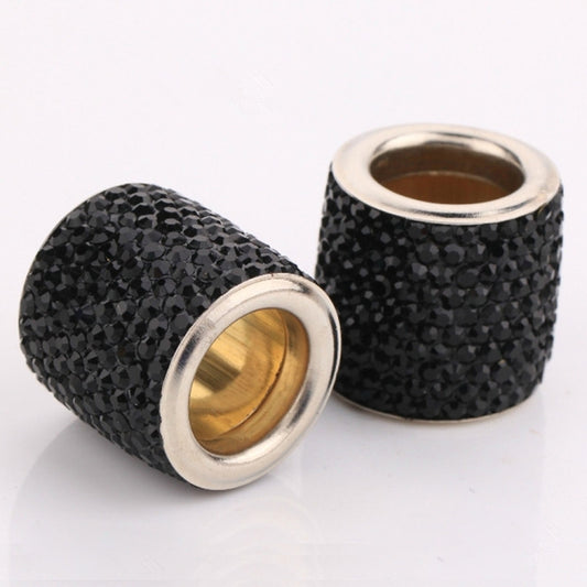 4 PCS Car Crystal Head Pillow Modified Decoration(Light Grey) by buy2fix