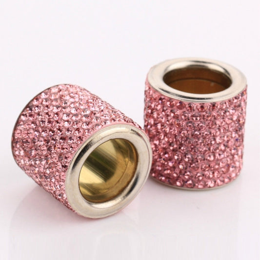 4 PCS Car Crystal Head Pillow Modified Decoration (Pink) by buy2fix