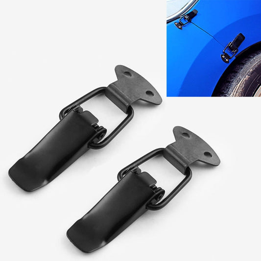 EA059 2 PCS Car Modification Accessories Universal Iron Bumper Safety Fixed Buckle, Size: 26.7 x 80mm by buy2fix