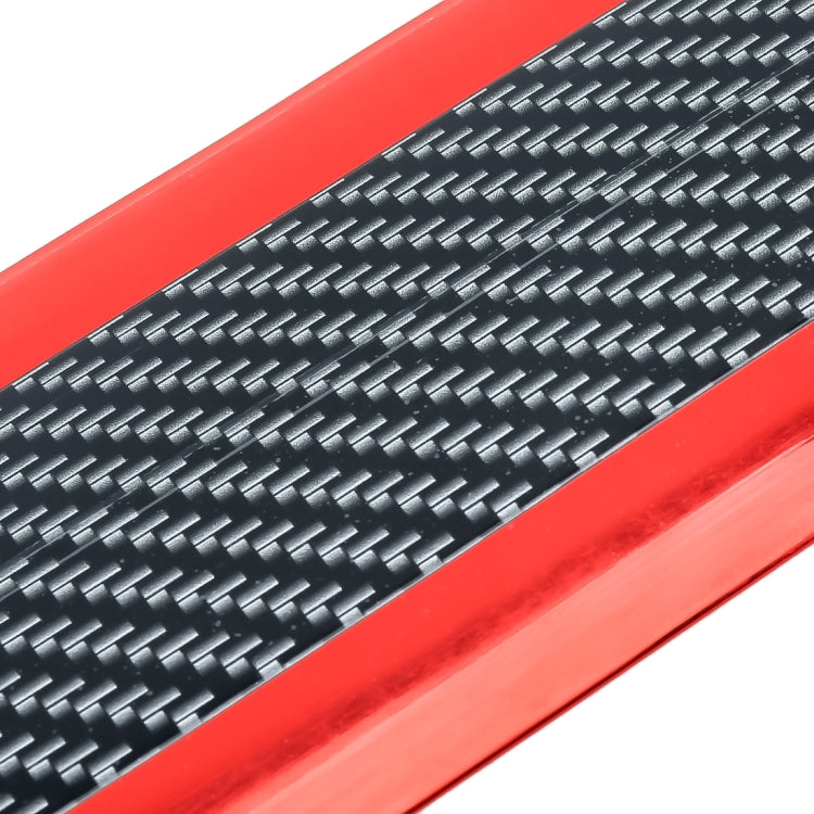 Universal Electroplate Carbon Fibre Car Door Threshold Decoration Strip Decorative Sticker, Size : 7CM x 2M (Red) by buy2fix