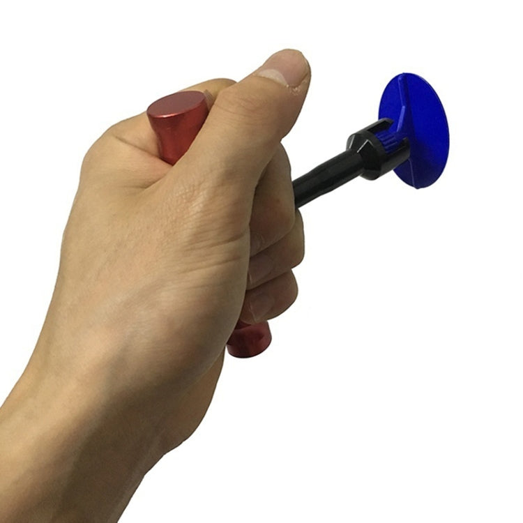 19 in 1 Auto Repair Body Tool Kit Paintless Dent Repair Hail Removal Small Red T Bar Slide Hammer Dent Repair Tool Kit by buy2fix