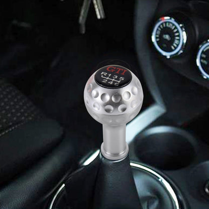 Universal Manual or Automatic Gear Shift Knob Fit for All Car(Silver) by buy2fix