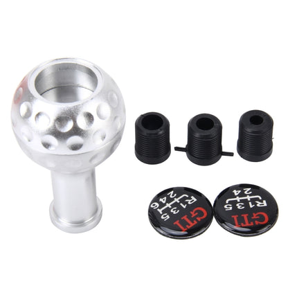 Universal Manual or Automatic Gear Shift Knob Fit for All Car(Silver) by buy2fix