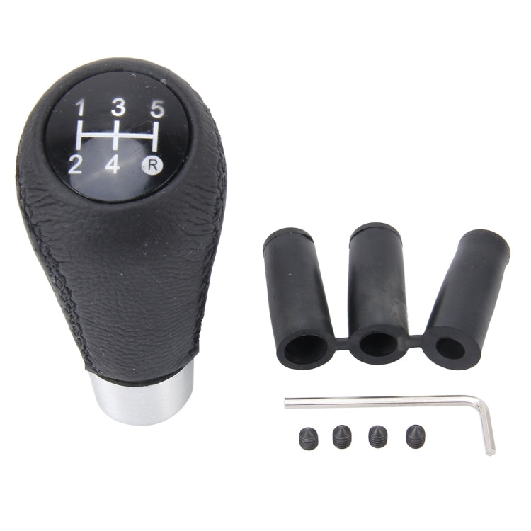 Universal 5-Speed Manual Shift Knob Manual Gear Shift Knob Stick Head Fit for All Car(Black) by buy2fix