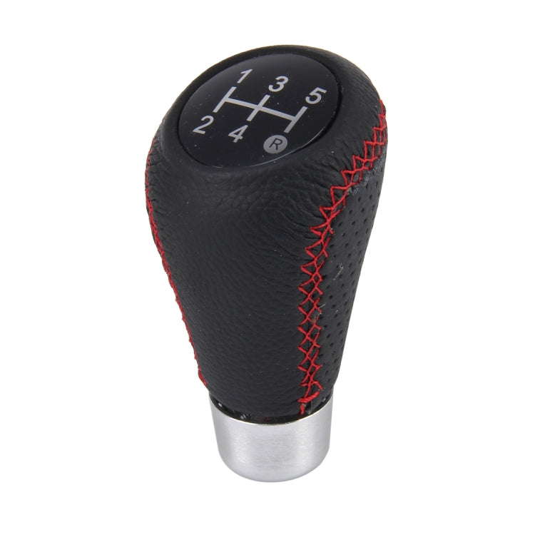 Universal 5-Speed Manual Shift Knob Manual Gear Shift Knob Stick Head Fit for All Car(Red) by buy2fix