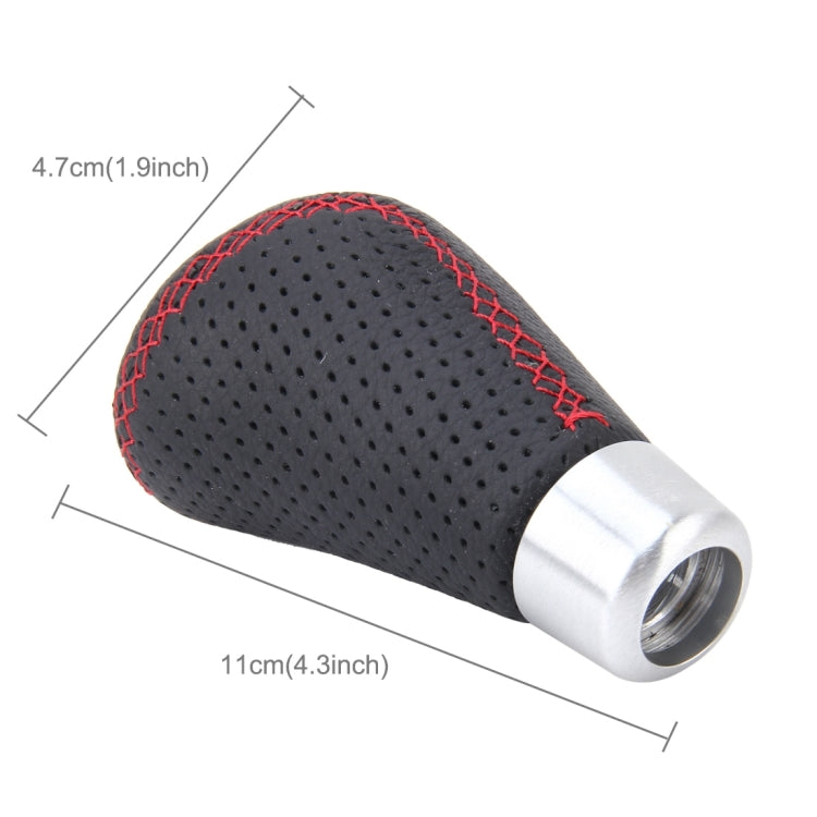 Universal 5-Speed Manual Shift Knob Manual Gear Shift Knob Stick Head Fit for All Car(Red) by buy2fix