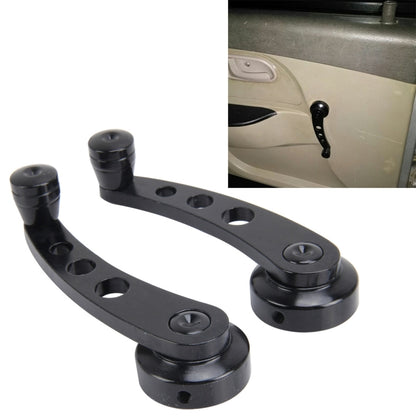 1 Pair Universal Car Wagon Door Window Crank Handle Winder  Manual Door Crank Handle Window Winders(Black) - Glasses & Windows Accessories by buy2fix | Online Shopping UK | buy2fix