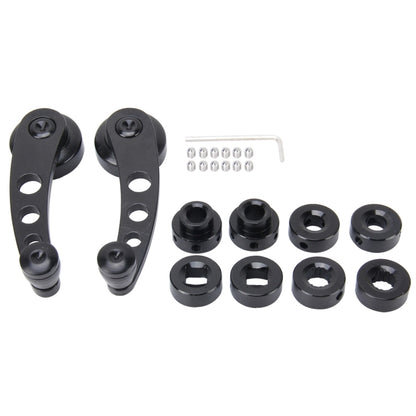 1 Pair Universal Car Wagon Door Window Crank Handle Winder  Manual Door Crank Handle Window Winders(Black) - Glasses & Windows Accessories by buy2fix | Online Shopping UK | buy2fix