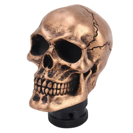 Universal Skull Head Shape Resin ABS Manual or Automatic Gear Shift Knob Fit for All Car - Shift Knob by buy2fix | Online Shopping UK | buy2fix