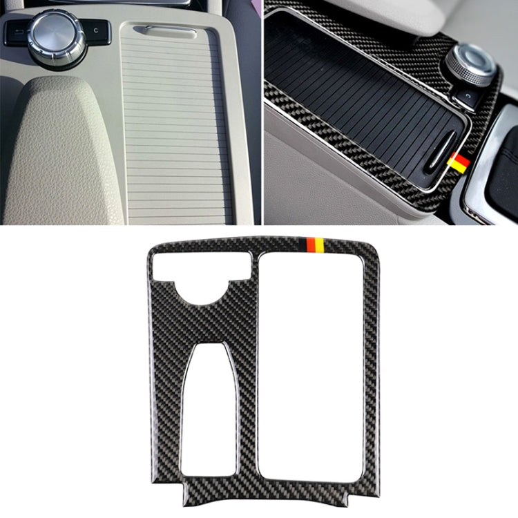 Car German Flag Carbon Fiber Left Drive Gear Position Panel Decorative Sticker for Mercedes-Benz W204 2007-2013 / W212 2010-2012 by buy2fix