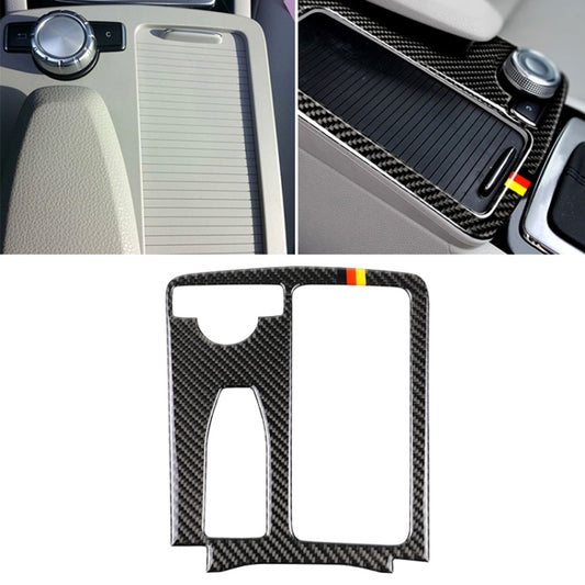 Car German Flag Carbon Fiber Left Drive Gear Position Panel Decorative Sticker for Mercedes-Benz W204 2007-2013 / W212 2010-2012 by buy2fix