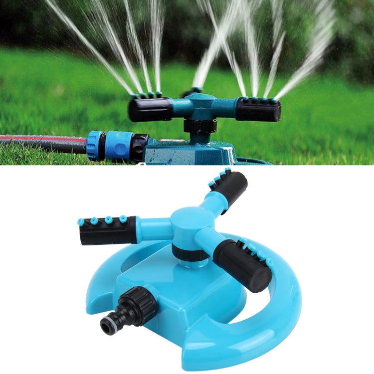 Garden Automatic Rotating Nozzle 360 Degree Rotary Automatic Sprinkler Garden Lawn Watering Nozzle,Applicable for 1/2 inch Water Pipes(Blue) - Watering & Irrigation by buy2fix | Online Shopping UK | buy2fix