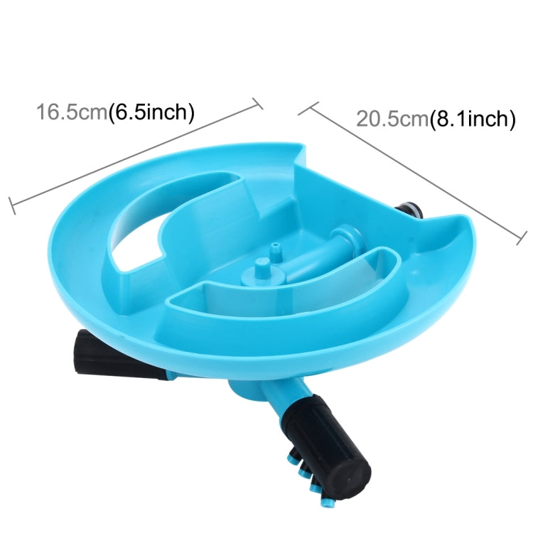 Garden Automatic Rotating Nozzle 360 Degree Rotary Automatic Sprinkler Garden Lawn Watering Nozzle,Applicable for 1/2 inch Water Pipes(Blue) - Watering & Irrigation by buy2fix | Online Shopping UK | buy2fix