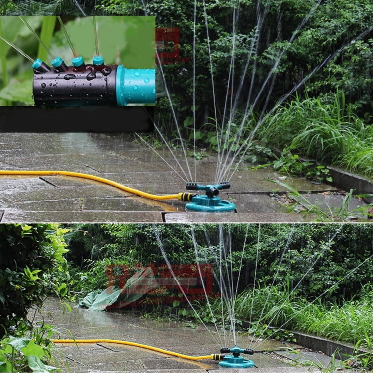Garden Automatic Rotating Nozzle 360 Degree Rotary Automatic Sprinkler Garden Lawn Watering Nozzle,Applicable for 1/2 inch Water Pipes(Blue) - Watering & Irrigation by buy2fix | Online Shopping UK | buy2fix