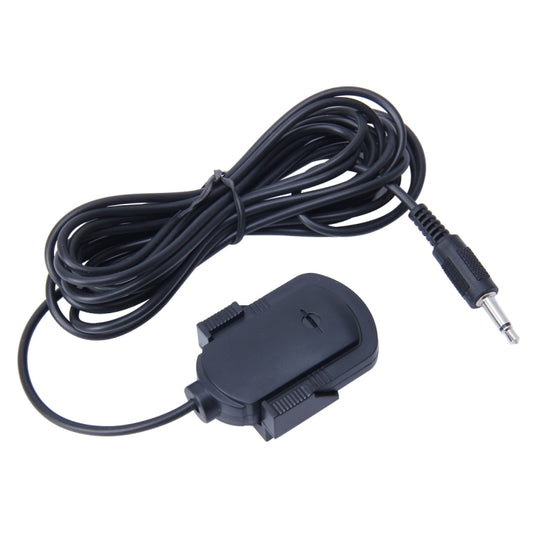 Auto-Audio-Mikrofon, 3,5-mm-Klinkenstecker, Mikrofon, Stereo, Mini-Kabel, externer Aufkleber, Mikrofon-Player für Auto-DVD-Radio, Kabellänge: 2,1 m